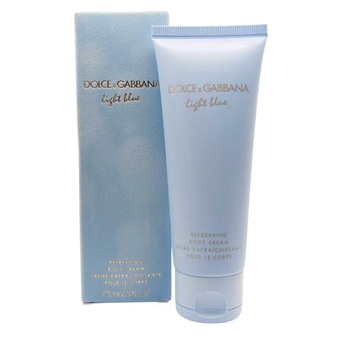 body cream dolce gabbana light blue|d&g light blue body cream.